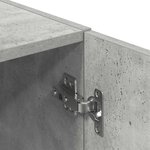vidaXL Ensemble d'armoires de cuisine 2 Pièces gris béton bois ingénierie