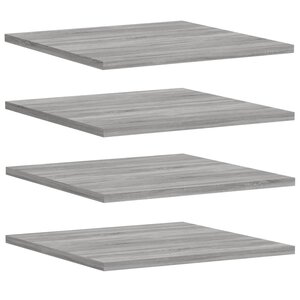 vidaXL Étagères murales 4 Pièces sonoma gris 40x50x1 5 cm bois ingénierie