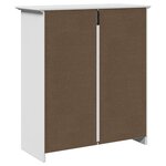 vidaXL Armoire de couloir BODO blanc 80x35x90 cm