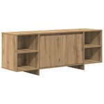 vidaXL Meuble TV chêne artisanal 130x35x50 cm bois d'ingénierie