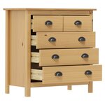 vidaXL Buffet Hill 79x40x80 cm Bois de pin solide