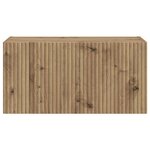 vidaXL Meuble TV mural Montage mural Chêne artisan 60 x 31 x 29.5 cm