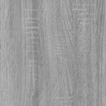vidaXL Table à dîner Sonoma gris 80x80x75 cm Bois d'ingénierie
