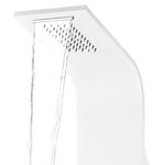 vidaXL Panneau de douche aluminium 20x44x130 cm blanc
