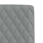 vidaXL Chaises à manger lot de 6 gris clair tissu