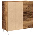 vidaXL Cabinet média chêne fait main 84 5x38x90 cm en bois d'ingénierie