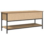 vidaXL Meuble TV chêne artisanal 100 x 35 x 45 cm Bois d'ingénierie