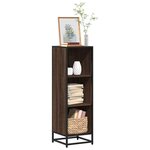 vidaXL Bibliothèque chêne marron 33 5x33x107 5 cm bois d'ingénierie
