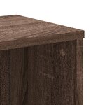 vidaXL Bibliothèque chêne marron 50x25x105 cm bois d'ingénierie