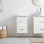 vidaXL Meuble de Salle de Bain In-between Blanc 30 x 41 x 50 cm