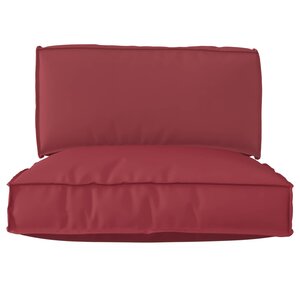 vidaXL Set de coussins de palette 2 Pièces Gris Tissu Oxford
