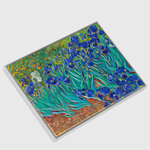 IRISES 1889 By Vincent Van Gogh Colored 2.5 Once Argent & 120g Copper Monnaie 10000 Francs Chad 2024