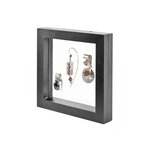 Cadre Nimbus Eco pour objets de collections. Couleur - Noir