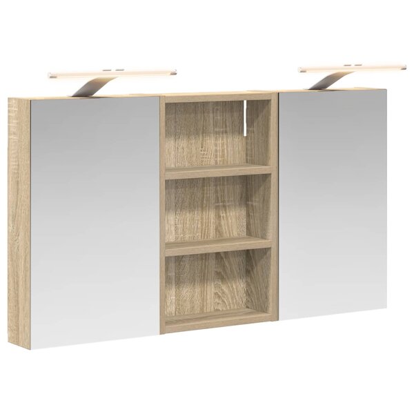 vidaXL Ensemble de Meubles de Salle de Bain 3 Pièces 90 x 10 5 x 50 cm