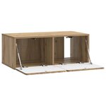 vidaXL Meuble TV mural 78 5 x 41 x 30 cm Chêne artisanal