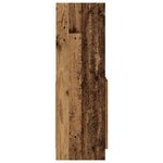 vidaXL Buffet haut vieux bois 92x33x100 cm bois d'ingénierie
