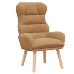 vidaXL Fauteuil relaxant Beige 69 x 74 x 93 cm tissu