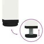 vidaXL Meuble TV blanc 135x39x43 5 cm acier laminé à froid