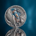 FROST DRAGON Dragonology 2 Once Argent Monnaie 2000 Francs Cameroon 2024