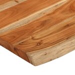 vidaXL Dessus de table 90x60x2 5 cm rectangulaire bois massif d'acacia