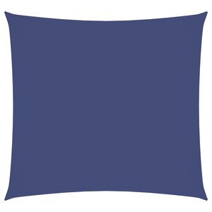 vidaXL Voile de parasol tissu oxford carré 5x5 m bleu