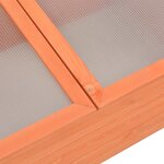 vidaXL Serre Bois 100x50x34 cm
