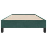 vidaXL Sommier à lattes de lit sans matelas vert foncé 90x210 cm