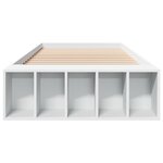 vidaXL Cadre de lit sans matelas blanc 100x200 cm