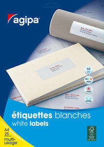 P25  Feuilles 300 Étiquettes Multi-Usage Ø 63 5