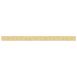vidaXL Tapis rectangulaire naturel clair 60x1000 cm bambou