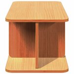 vidaXL Table basse Brun cire 80 x 39 5 x 33 5 cm Bois massif en pin