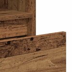 vidaXL Bibliothèque vieux bois 36x30x171 cm bois d'ingénierie