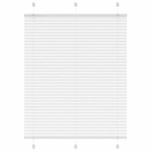 vidaXL Store plissé blanc 110x150cm largeur du tissu 109 4cm polyester