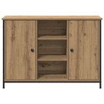 vidaXL Buffet chêne artisanal 100 x 35 x 70 cm Bois d'ingénierie