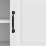 vidaXL Meuble TV Blanc brillant 102 x 34 5 x 47 cm Bois d'ingénierie