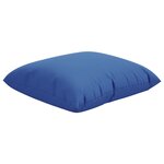 vidaXL Coussins de canapé 4 Pièces bleu royal 50x50 cm tissu