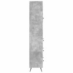 vidaXL Ensemble de Meubles 2 Pièces Gris béton 66 x 34 5 x 90 cm