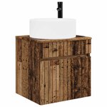 vidaXL Meuble de lavabo mural Bois ancien 49 x 44 5 x 65 5 cm