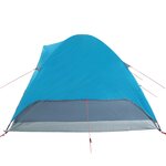 vidaXL Tente familiale à dôme 6 personnes bleu imperméable