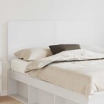 vidaXL Tête de lit Blanc 150 cm Bois d'ingénierie