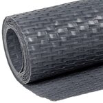 vidaXL Paravent de balcon anthracite 300x80 cm résine tressée