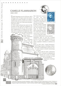 Document philatélique - Camille Flammarion (1842-1925)