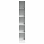 vidaXL Garde-robe Blanc 30x50x200 cm Bois d'ingénierie