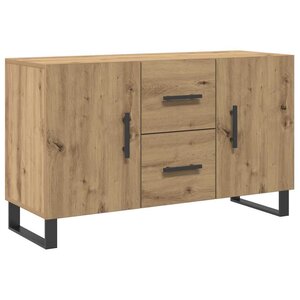vidaXL Buffet chêne artisanal 100x36x60 cm bois d'ingénierie