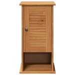 vidaXL Cabinet de Salle de Bain Mural avec stockage VIGO marron miel