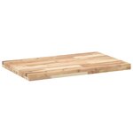 vidaXL Dessus de bureau non traité 160x50x4 cm bois d'acacia massif