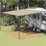 vidaXL Tapis de tente sable 300x600 cm PEHD