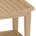 vidaXL Table d'appoint de salle de bain 50x35x45cm bois de teck solide