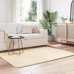 vidaXL Tapis Shaggy à poils longs NAVARRA crème 120x170 cm polyester