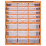 vidaXL Organisateur multi-tiroirs avec 39 tiroirs 38x16x47 cm